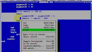 Turbo Pascal Programming  #28 Cash Machine App 2