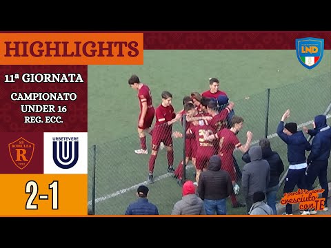 Romulea - Urbetevere | HIGHLIGHTS XI giornata Under 16 Reg. Ecc.