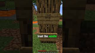 How to use a compass in Minecraft🤣 | #fyp #foryou #minecraft #trending #trendingshorts