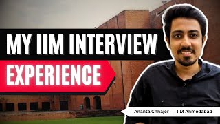 My IIM Interview Story | How to crack IIM Interviews| IIM Ahmedabad Alumni