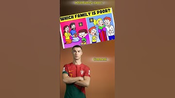 Which family is poor? #riddlechallenge #riddleoftheday #enigma #logicpuzzles