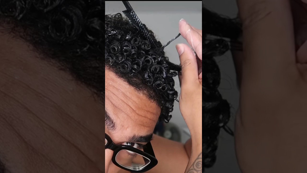 DEDOLISS NO CABELO CRESPO CURTO #shorts #short #dedoliss