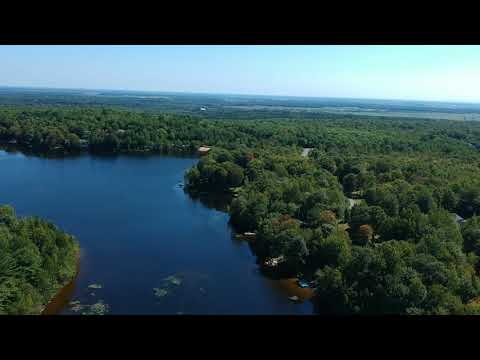 Drone over Sainte-Julienne, Quebec