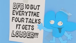 Bfb 10 But Everytime Four Speaks It Gets Louder