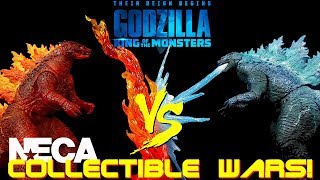 NECA Godzilla King Of The Monsters 2019 Poster Version vs Burning/Fire Godzilla - Collectible Wars!
