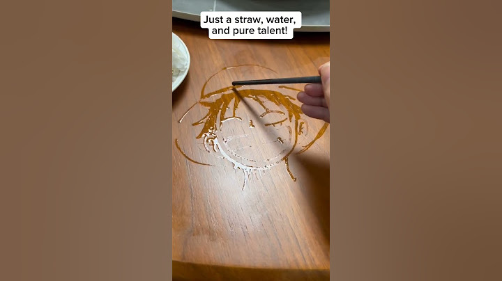Just a straw, water, and pure talent — watch Luffy appear! #shorts