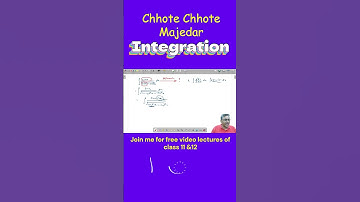 Integration Class 12 | JEE Mains & Advanced #exam #neet #maths