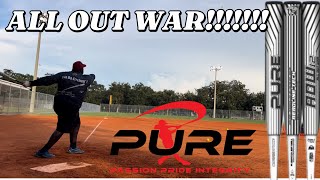 USSSA PURE AOW12 “ALL OUT WAR” SLOWPITCH SOFTBALL BAT