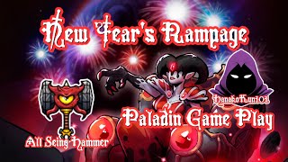Magic Rampage New Years Rampagehard Mode Paladin Game Play - All Seing Hammer