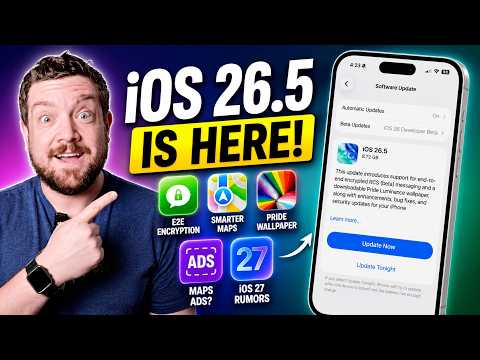 Apple JUST Released iOS 26.5 Here's What's NEW