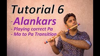 Divine Bansuri - Tutorial 6 - Alankars, Playing Correct Pa,Ma to Pa Transition - Flute Lessons screenshot 4