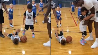 Celebrity Julius Randle's son hilariously takes down teammate during basketball game 🤣 Net Worth