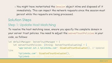 Resolving Alamofire SSL Errors: Why Your Requests Fail While Postman Works