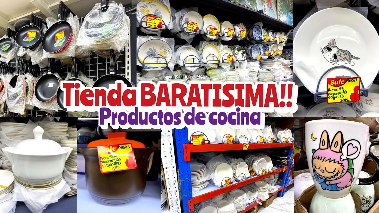 Nueva Tienda de COCINA Y BARATA en la CDMX 😱 Ofertas en $5 PESOS | Platos, Vajillas, Cazuelas..