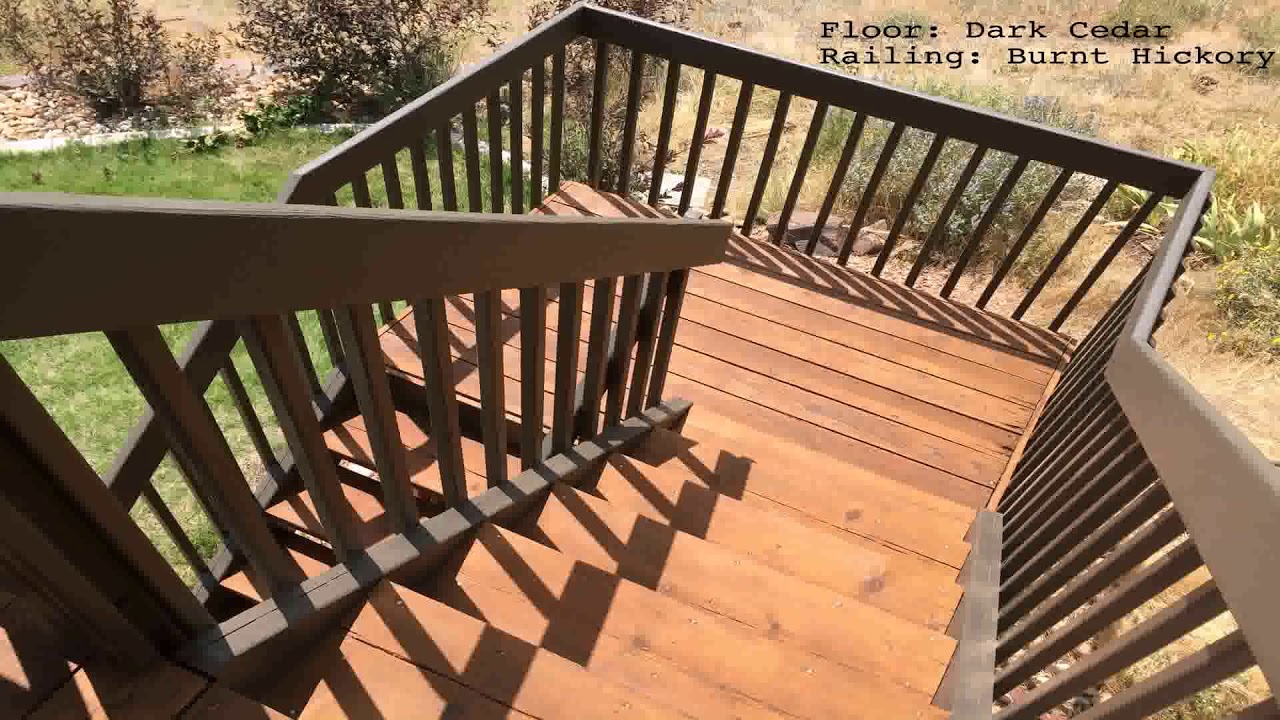 Two Tone Deck Railing Ideas YouTube