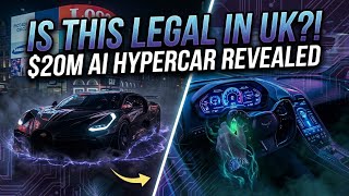 IS THIS EVEN LEGAL? 🚫 UK's Secret $20M AI Hypercar Revealed! #luxurylifestyle #supercars 