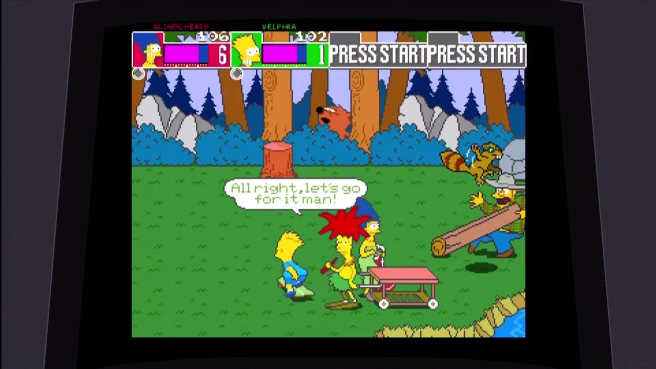 T.C.C. Plays: The Simpsons - Arcade Game
