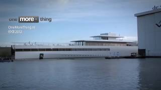 The yacht of the famous Steve Jobs - Venus, presented in Aalsmeer, the Netherlands.