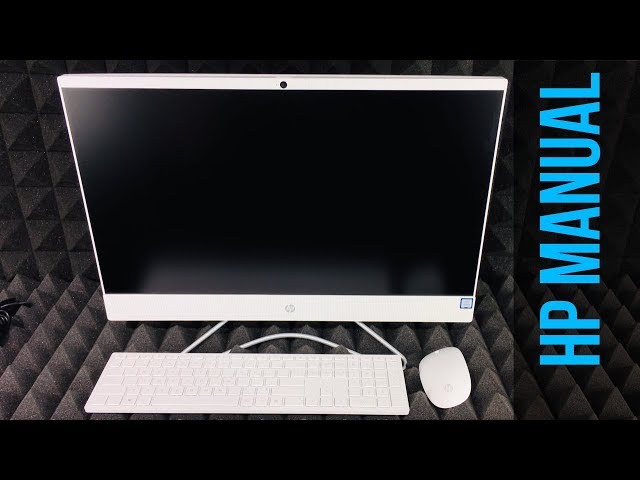HP Pavilion All-in-One 24-f0009c, i3-8100T SETUP | Manual Guide