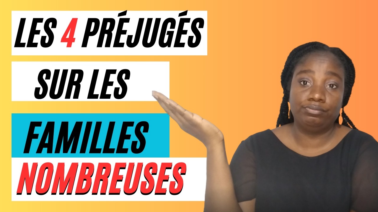 Familles nombreuses: les clichés sur le nombre d'enfant dans la société.#parentalité
