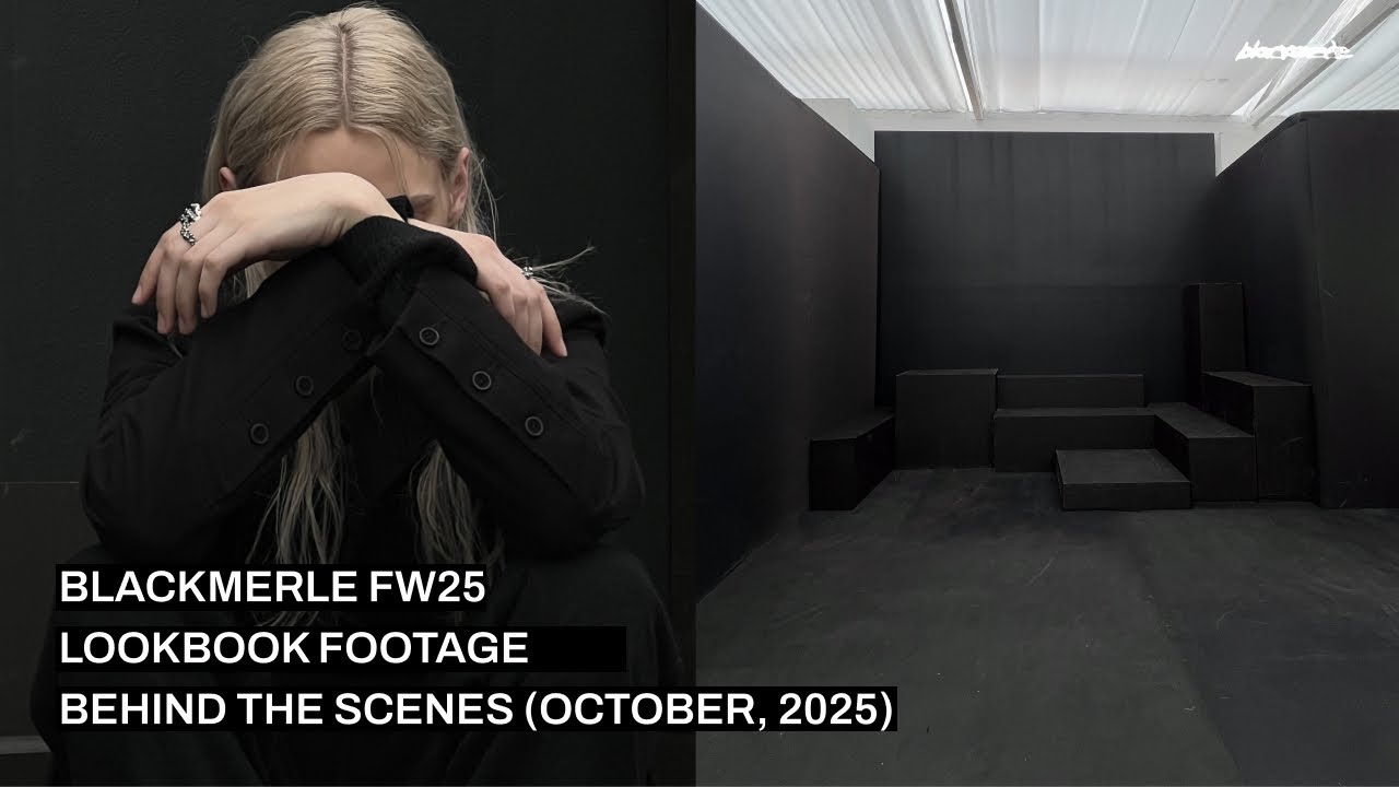 Blackmerle FW25 Lookbook Footage — Behind The Scenes (October, 2025)