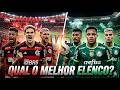 Quem tem o melhor time? Flamengo ou Palmeiras? #flamengo #palmeiras #react #futebol