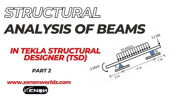 Structural Analysis of simply supported beam in Tekla Structural Designer (TSD)_Part 2