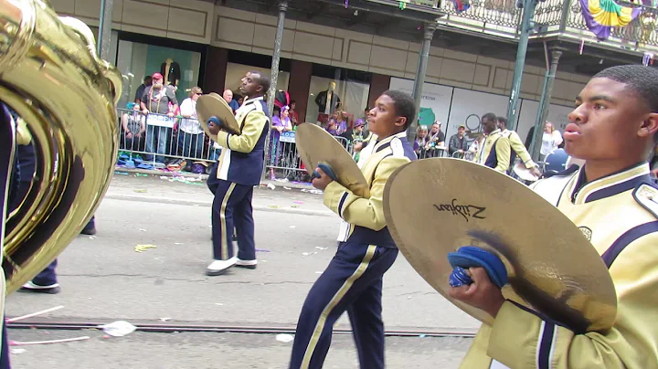 Stillman College Drumline Section | 2019 | Krewe Tucks Mardi Gras Parade |