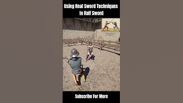 Using Real Sword Tecnhiques: Tail Guard Grinding #halfsword
