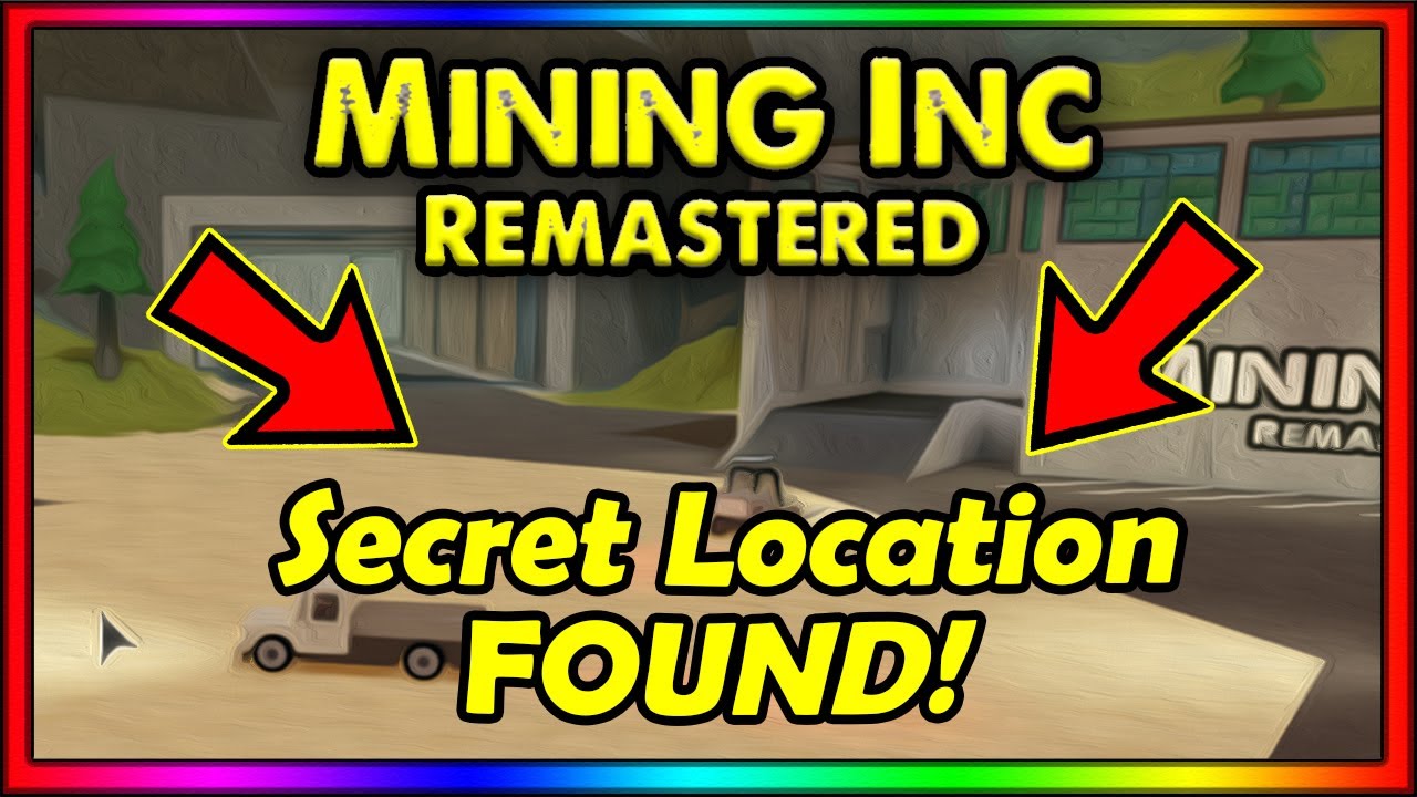 Secret Room Found Roblox Mining Inc Remastered Youtube