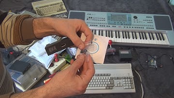 Unboxing and test of Gotek USB Floppy Emulator on Korg Pa50