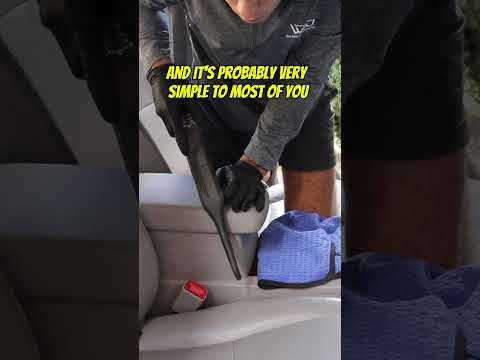 How To Vacuum Small Spaces In Car