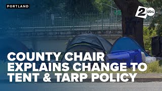 Multnomah County to cease tarp and tent distribution, redirect $600K to other services