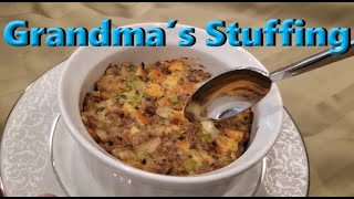 ABSOLUTE BEST Meat Stuffing / Dressing. GRANDMA'S Recipe DOUBLE Batch. Most Delicious & Easy to Make