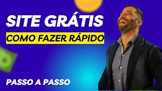 COMO FAZER SITE GRATIS | site gratis como fazer passo a passo como hospedar google sites