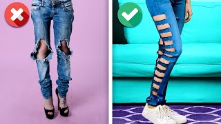 23 BRILLIANT CLOTHING TRICKS TO UPGRADE YOUR OLD JEANS