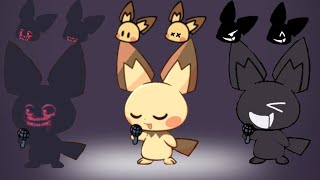 FNF Pichu sings Sardine But ALL Pichu's Skins (1)