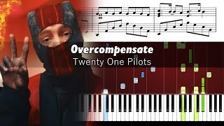 Twenty One Pilots - Overcompensate - Piano Tutorial with Sheet Music screenshot 1