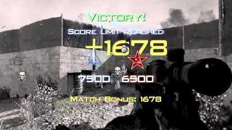 MW3 triple C4 game winning kill!