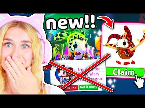 How To Get NEW JESTER DRAGON For FREE In Adopt Me!