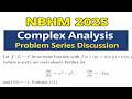 NBHM 2025 | Complex Analysis Problem Series | Entire Function & Cauchy–Riemann Application