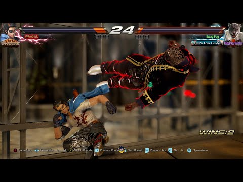 Hwoarang Amazing Slow motion on Hell tour guide