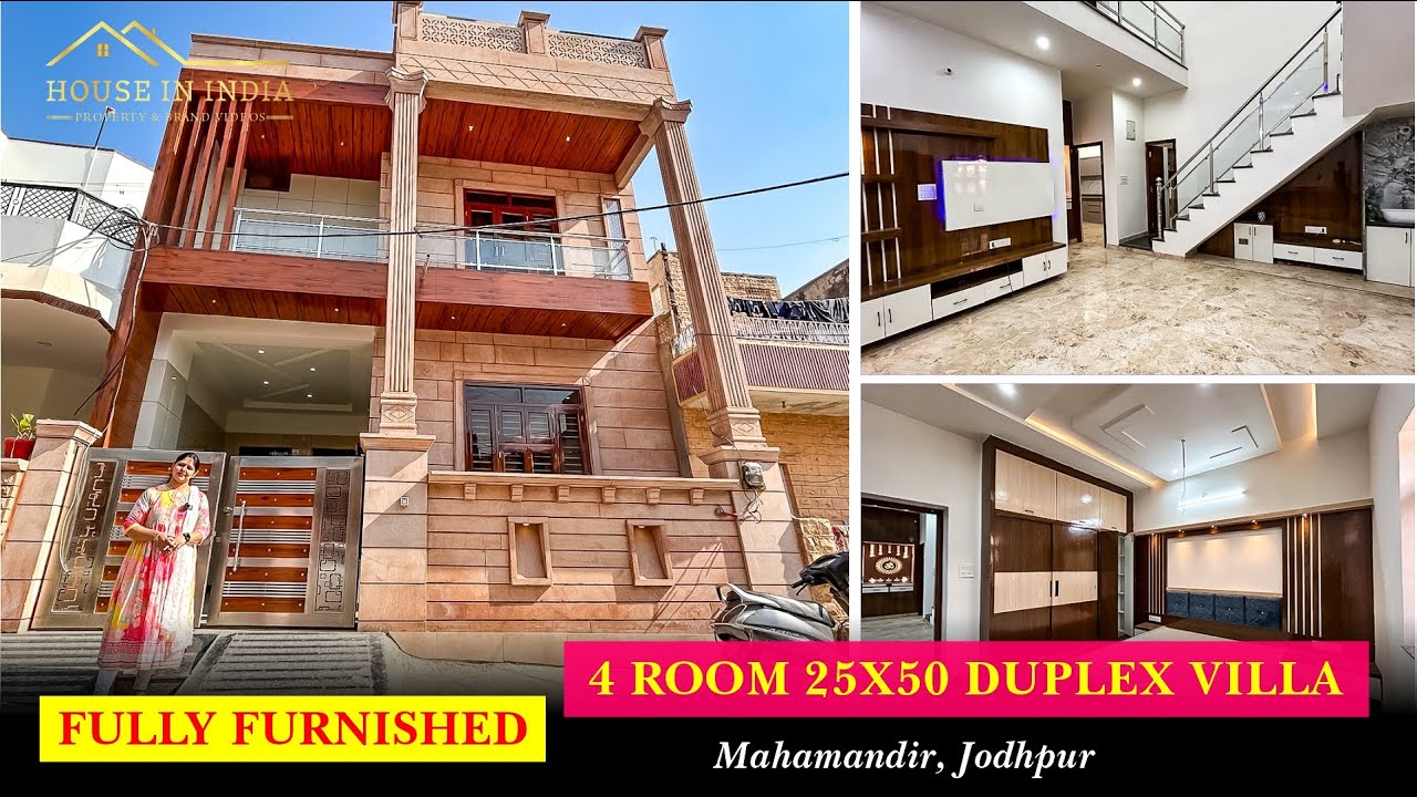 4 BHK 25x50 ft Duplex Home in MahaMandir - Jodhpur | जोधपुर में बिकाऊ घर