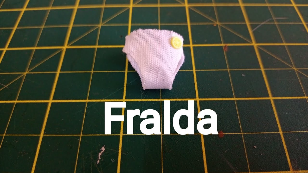 Como fazer fralda para o bebê da Barbie
