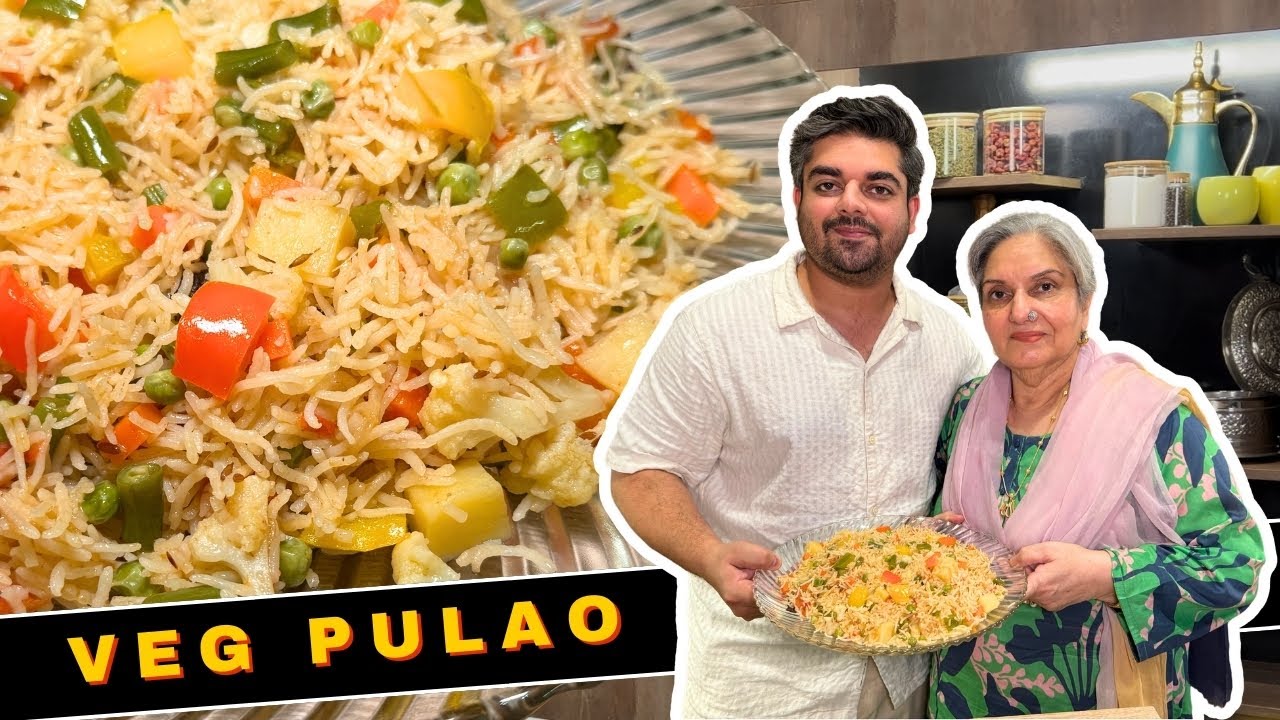 Veg Pulao Recipe | Mix Vegetables Pulao | Quick & Easy Recipe | Food With Saad Raja
