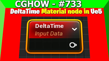 Delta Time Material node in UE5 Tutorial | UE5 Material All Node Series