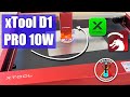 Xtool d1 pro 10w laser engraver  guide to assemble  set up