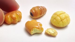 ゴマ　ミニチュアフード ミニチュアフード】バンズ（buns）の作り方/ How to make