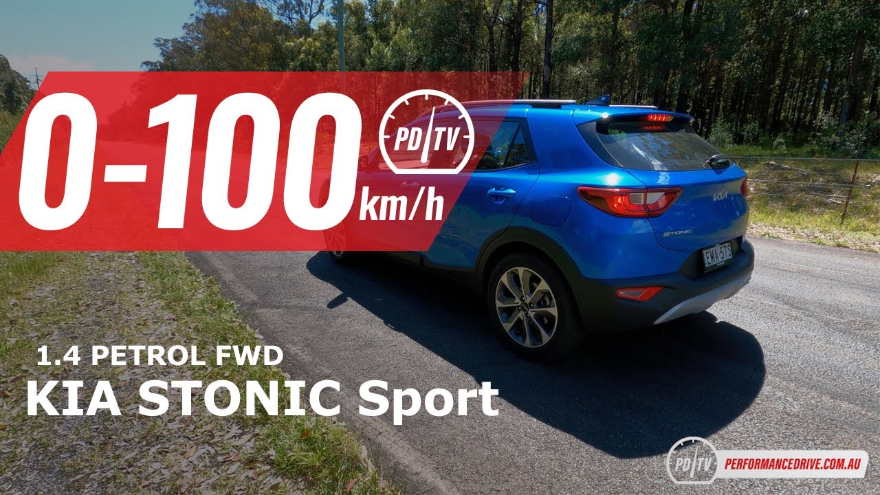 2023 Kia Stonic Sport (1.4L) 0-100km/h & engine sound 