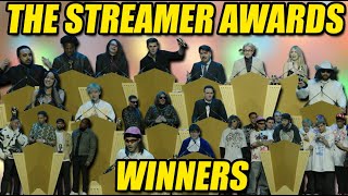 Winner's of the Streamer Awards